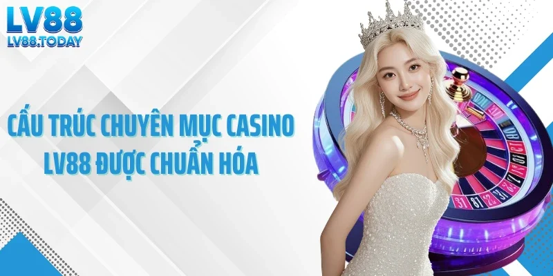 Cấu trúc chuyên mục casino LV88 được chuẩn hóa